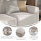 Flash Furniture Bridgetown Luxury Modular Sectional Sofa, Right Side with Arm Rest, Cream IS-IT2231-RC-CRM-GG - alternate 2